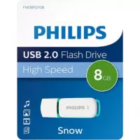 PHILIPS Pendrive 8GB 2.0 Blanco Snow