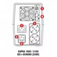 Sai Xmart Supra 1600VA INTEGRA TECH con Pantalla Táctil