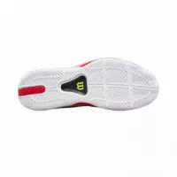 Zapatillas Wilson Rush Tour 5 Blanco Negro Rojo  WILSON PADEL