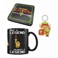 Set de Taza, Posavasos y Llavero The Legend Of Zelda  PYRAMID