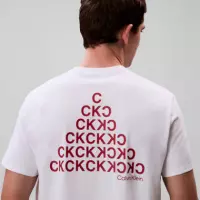 Camiseta CALVIN KLEIN Blanca Estampada