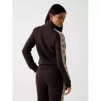 Britney Full Zip Swe Coffee Roast  GUESS