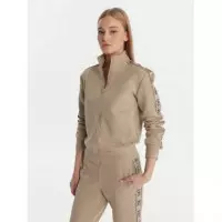 Britney Full Zip Swe Pasadena Stone  GUESS