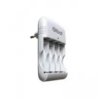 ELBAT Cargador Pilas Aa/aaa EB0404 Blanco