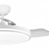 Ventilador de Techo con Luz Led-aspas Retractiles 42" LARRYHOUSE 30W