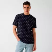Camiseta con Logo Jacquard  GUESS