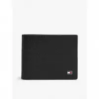 Th Emboss Mini Cc Wallet Black  TOMMY HILFIGER