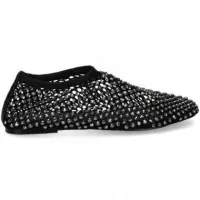 Botin Rejilla Strass Plomo  EXE