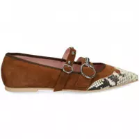 Mercedes Doble Reptil+ante Cuero  PRETTY BALLERINAS