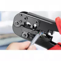 CRIMPADORA VENTION METALICA RJ45 RED/BLACK