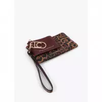 Cartera con Monedero Bicolor con Logo Ov  LOLA CASADEMUNT