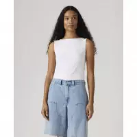 Camisetas Mujer Top Levi's® Cuello Barco Blair Bright White  LEVI'S