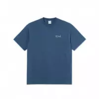 Camisetas Hombre Camiseta POLAR SKATE CO Contrast Stroke Logo Grey Blue