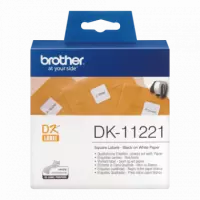 Etiquetas BROTHER de Direccion 23X23MM (1000 Und) (DK11221)