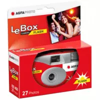 Agfa Lebox 400 Cámara Desechable 27 Fotos Flash  AGFAPHOTO