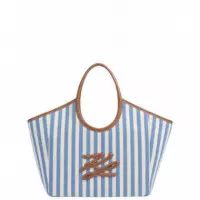 KARL LAGERFELD - K/autograph Stripe Canvas Bag - 349 - B2W46074/349
