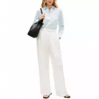 TOMMY HILFIGER - Ess Linen Relaxed Ls Shirt - Cyr - F|WW0WW44679/CYR