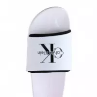 Ess Slide Rubber Neoprene Bright White  CALVIN KLEIN