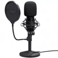 Microfono TRUST Gaming Gxt 269 Emita Ii USB Filtro Sobremesa Black