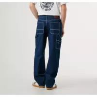 Pantalon Pepe Jeans relaxed taper carpenter blue PB