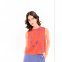 Blusas y Camisas Top BEHULAH Mimosa Rojo