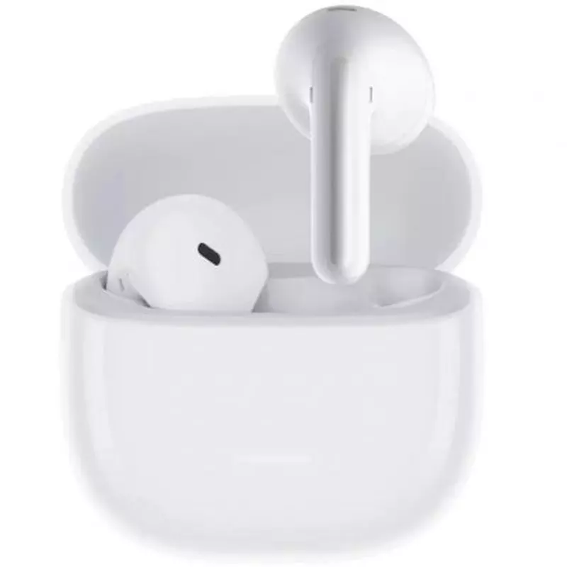 Xiaomi Redmi Buds 8 Active blancos con estuche abierto
