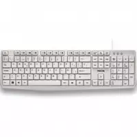 Teclado NGS Heritagespanish USB Multimedia White