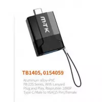 MTK Adaptador Tipo C/m a Vga/h Full HD 1080 TB1405