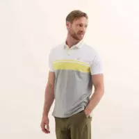 Lifestyle Polo Stripes Lime  MUNICH