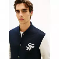 Script Colorblock Bomber Desert Sky  TOMMY HILFIGER