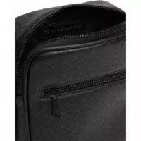 Th Embossed Flag Mini Reporter Black  TOMMY HILFIGER
