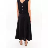 Falda BEHULAH Pétalo Negra