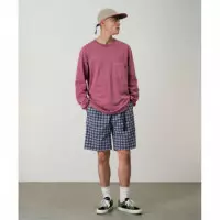 Bermudas GRAMICCI Checkered Shell Navy