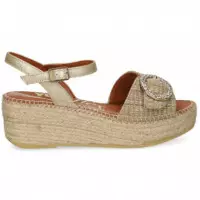 Sandalia Textil Beige  VIGUERA