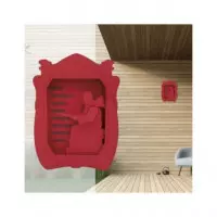 Fraile del Tiempo Higrometro desde 1984 Colores Rojo  LALO