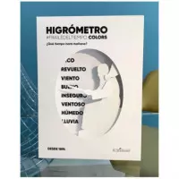 Fraile del Tiempo Higrometro desde 1984 Colores Blanco  LALO