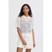 Camisetas Mujer Camiseta ICHI Naima Cloud Dancer