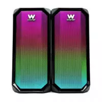 WOXTER Pareja de Altavoces 20W Big Bass 95 BLUETOOTH 5.2 Luces Led, Aux-in.entrada Auricular
