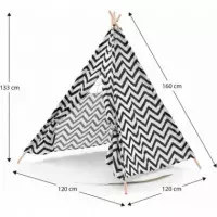 Tienda Tipi Infantil Montesorri Koda Geometrico  ROBINCOOL