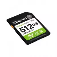KINGSTON Tarjeta Memoria Sdxc 512GB 150MB/S R C10 V30 A1CANVAS Select Plus