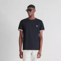 Camiseta de Corte Regular con Detalle de Logotipo en la Manga  ANTONY MORATO