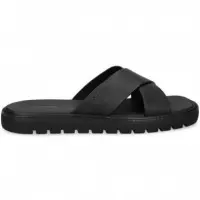 Pala Cruzada Piel Negro  CALVIN KLEIN