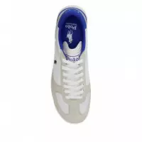 POLO RALPH LAUREN - VARICK PP-SNEAKERS-LOW TOP LACE - BIANCO WHITE FOREST - 809P07565001/BIANCO WHITE FOREST