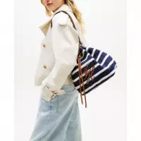 TOMMY HILFIGER - Th Elev Summer Bucket Stripe - 0GY - F|AW0AW18401/0GY