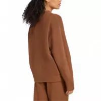 ADIDAS ORIGINALS - KNITTED SWEATER - PRELOVED BROWN - KF2340/PRELOVED BROWN