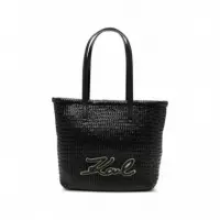 KARL LAGERFELD - k/signature braid md tote - 1av - B2W30205/1av