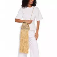 KURT GEIGER - Mini Macrame Crystal Bag - 40 - 5032440999/40