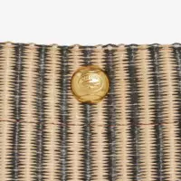 S Bucket Bag Natural Noir Tan  LACOSTE