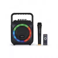 FONESTAR BOX-35LED Altavoz Portatil con Reproductor Usb/sd/bluetooth, Micro Inalambrico, Efectos Led