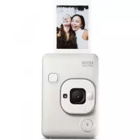 FUJIFILM Camara de Fotos Instantanea Instax Mini Liplay Misty Blanca